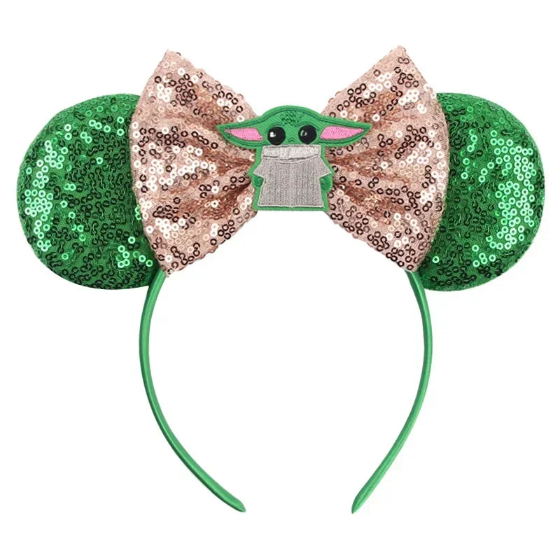 Mickey Mouse Ears Headbands for Baby Girls Star Wars Headband Disney Children Halloween Hair Accessories Adult Kid Hairband Gift